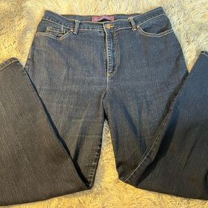 Gloria Vanderbilt Dark Blue Straight Leg Jeans